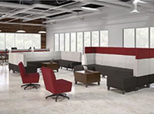 Waiting room / modular / for healthcare facilities Fringe National Office Furniture